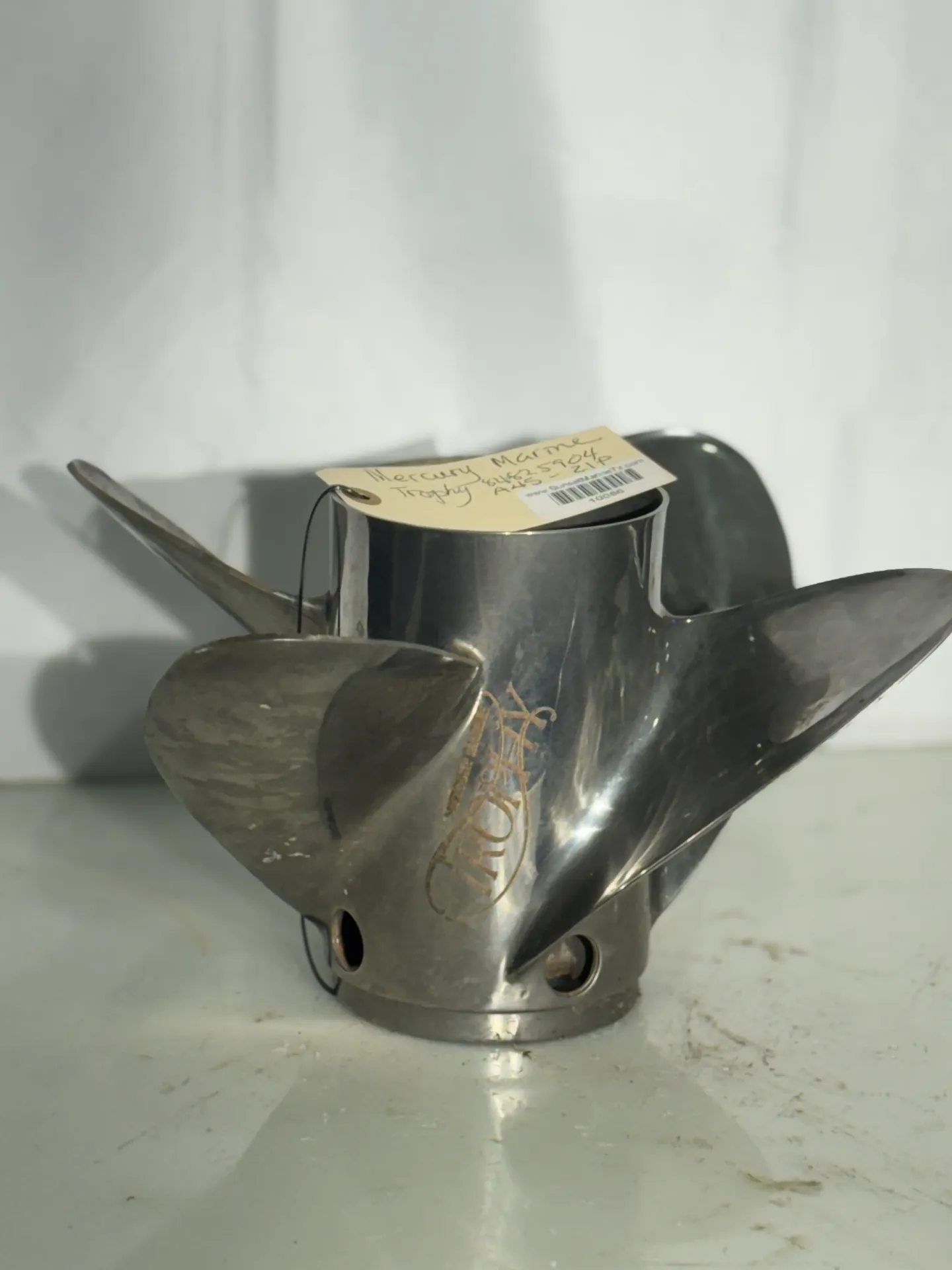 Mercury Stainless Steel Propeller – 825904A45 | 21P | 4-Blade