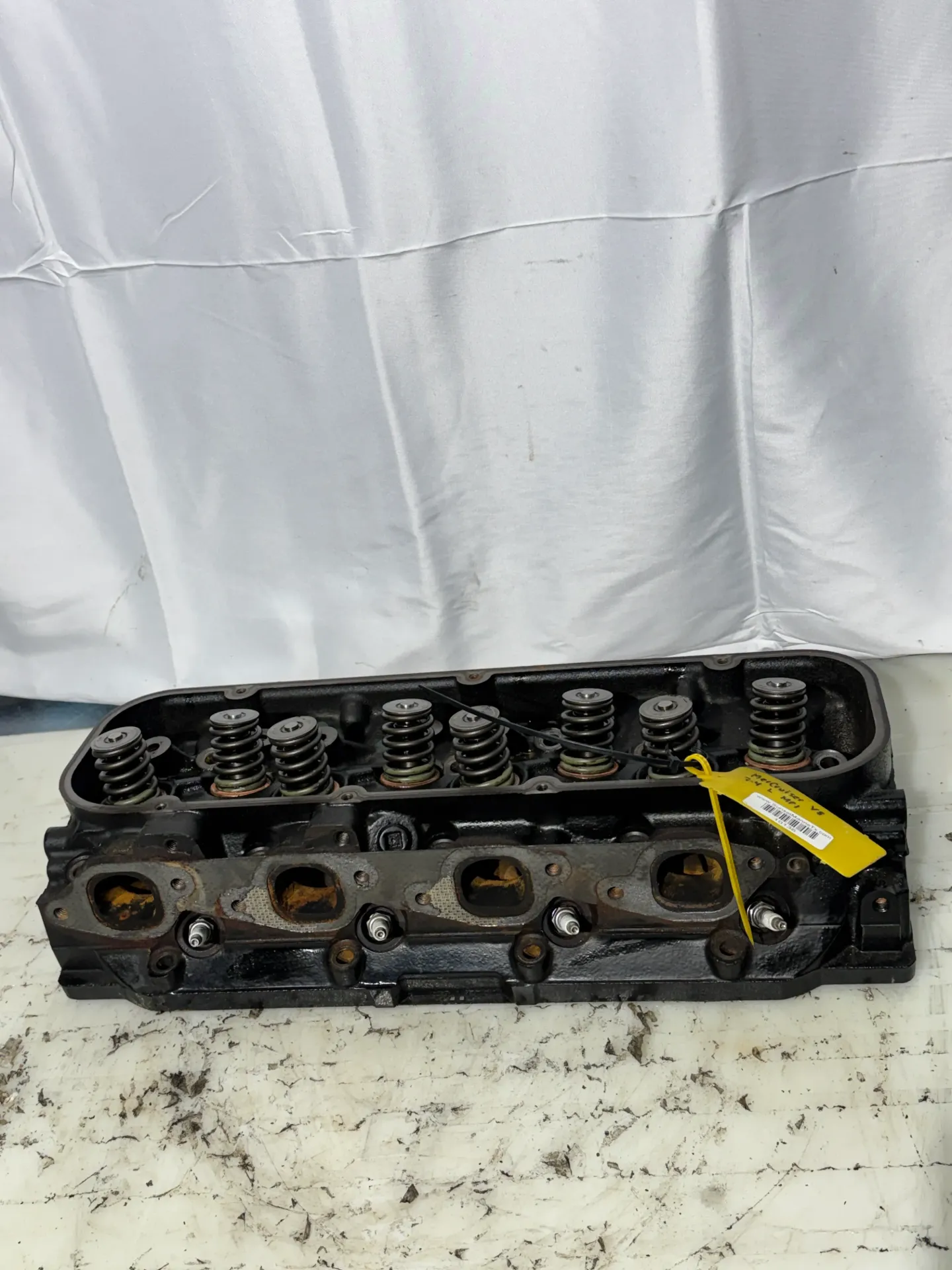 OEM MerCruiser 7.4L MPI V8 Cylinder Head Assembly
