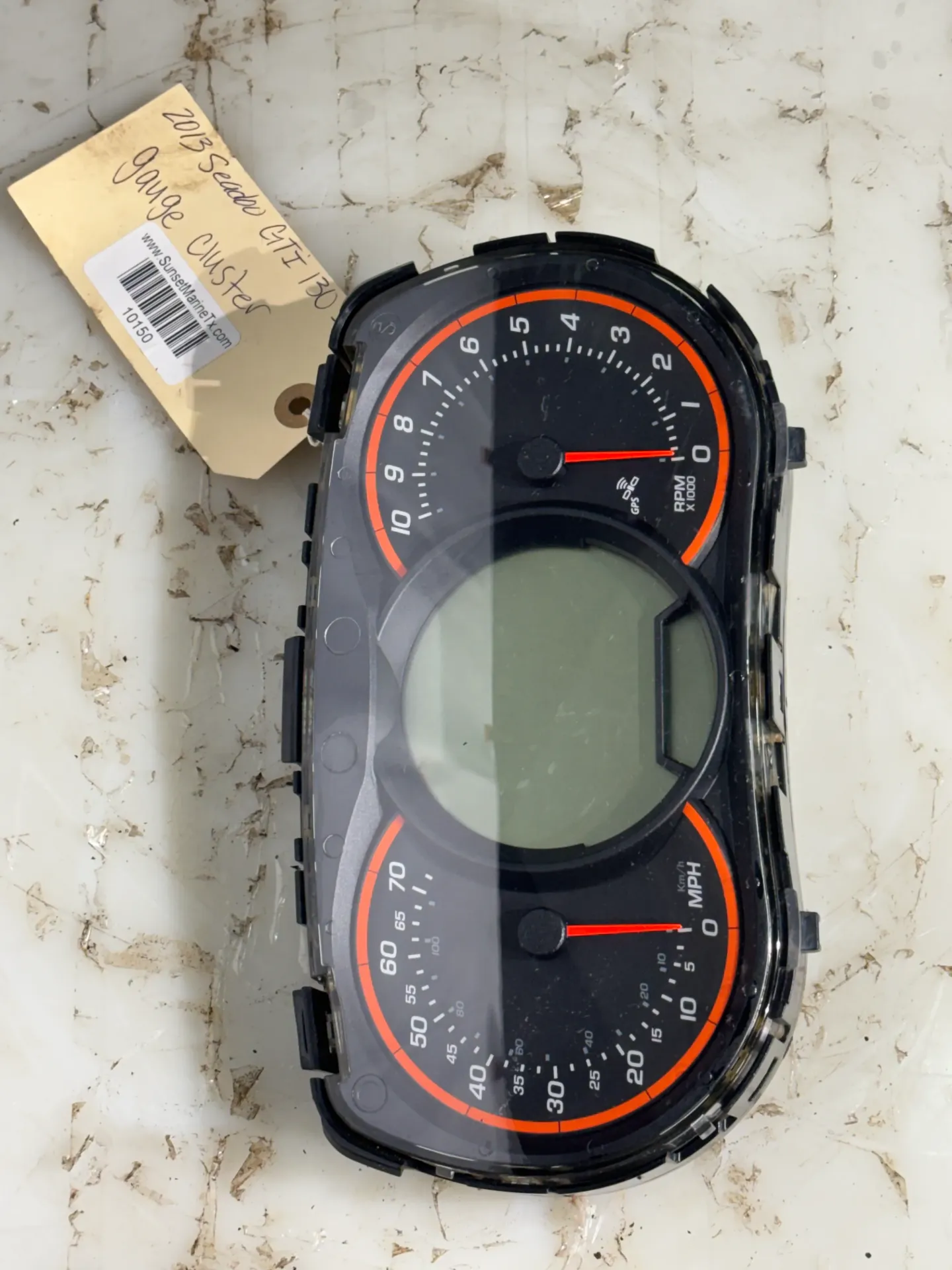 OEM Sea-Doo GTI 130 iBR LCD Gauge Cluster Assembly