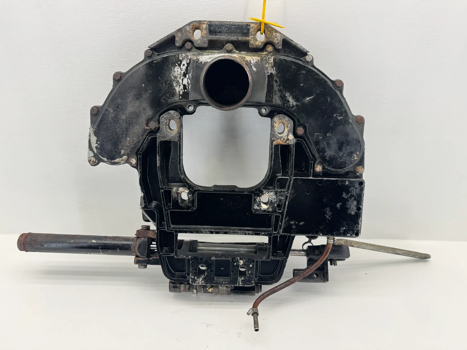 OEM MerCruiser Alpha One Gen I Inner Transom Plate Assembly w/ Steering Shaft & Linkage – 1986 Sea Ray