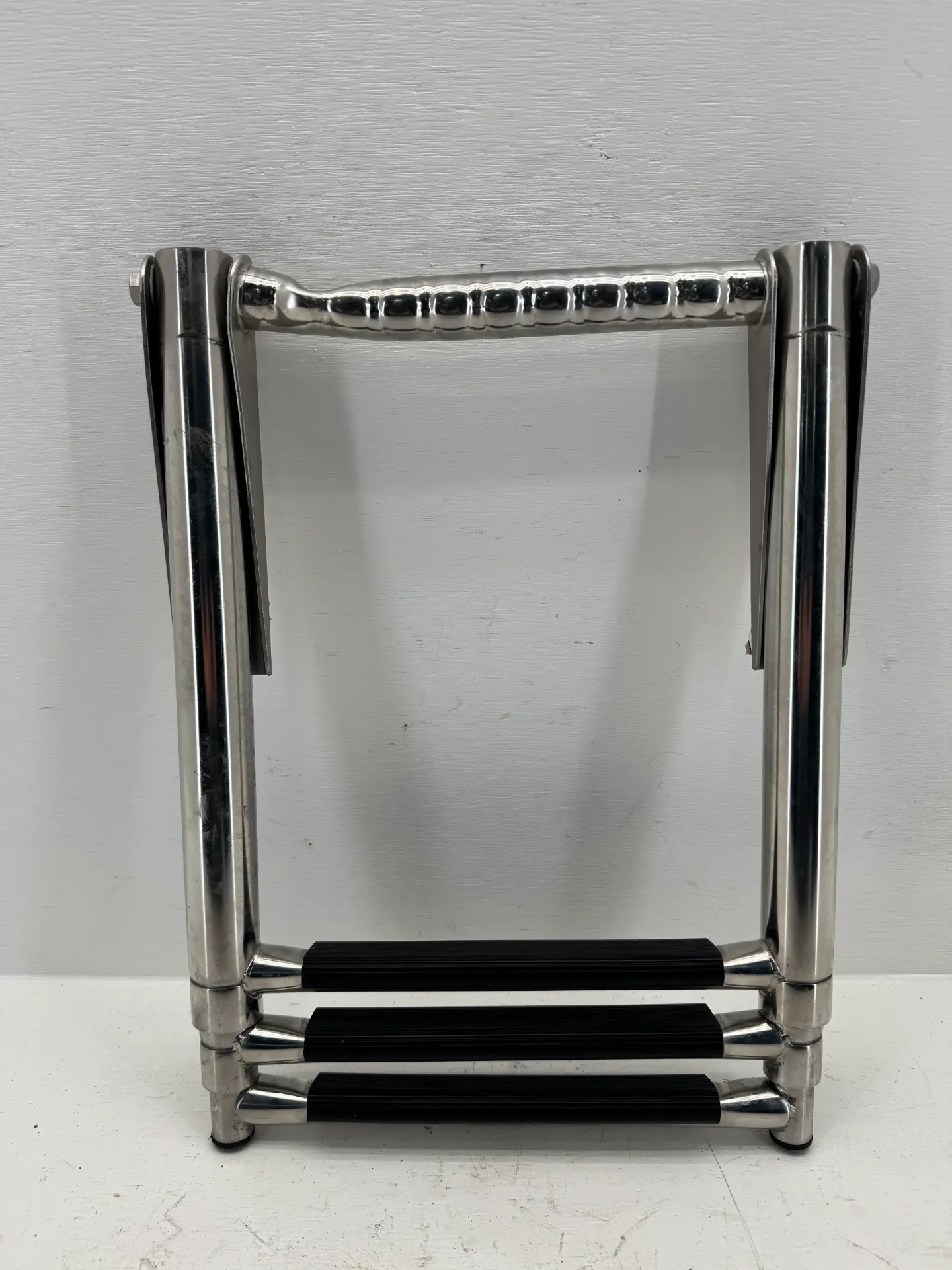 OEM Windline Stainless Steel Telescoping Retractable Boarding Ladder – 3-Step Swim Platform Ladder