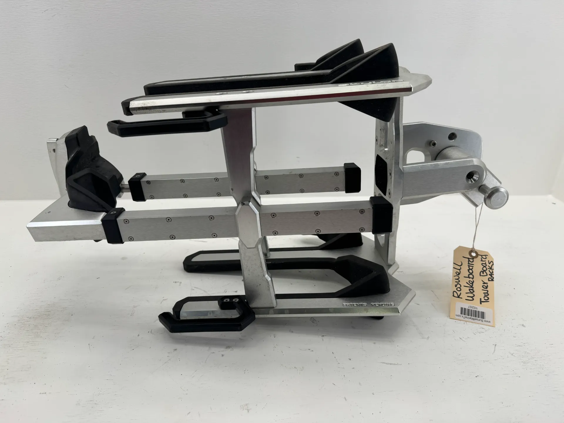 SKYLON Wakeboard / Wakesurf Tower Rack Assembly – CNC Billet Aluminum – Swivel Mount