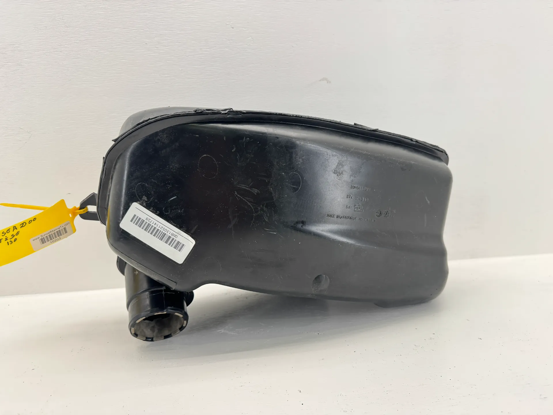 OEM Sea-Doo GTI SE 130 Air Intake Silencer Resonator Box P/N: 274001366 2011-2015 4-TEC