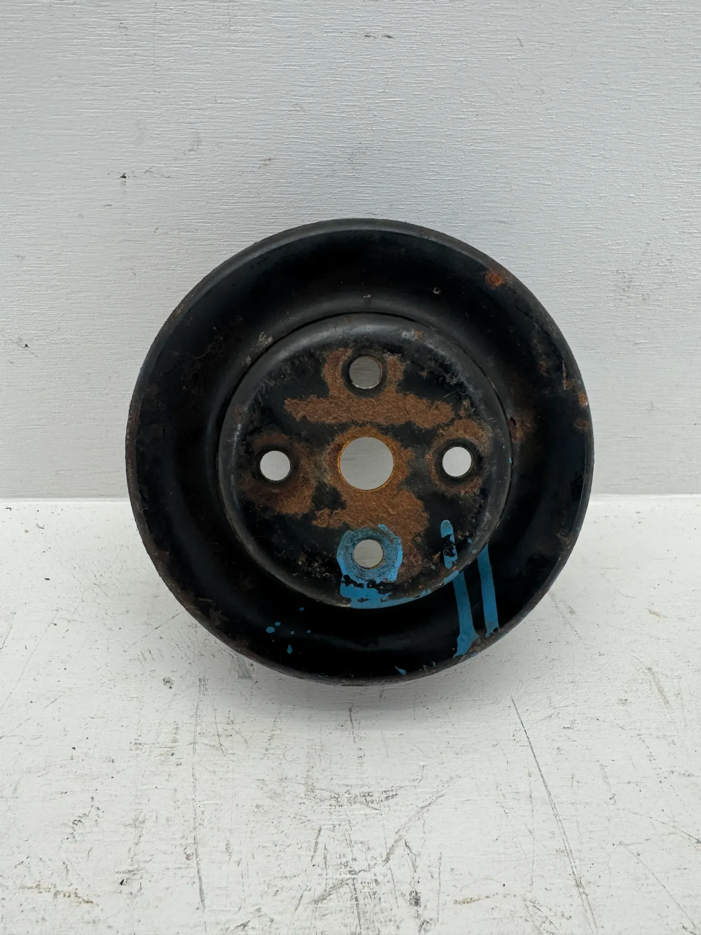 OEM Volvo Penta Water Circulation Pump Pulley 3860083 Steel V-Belt Pulley