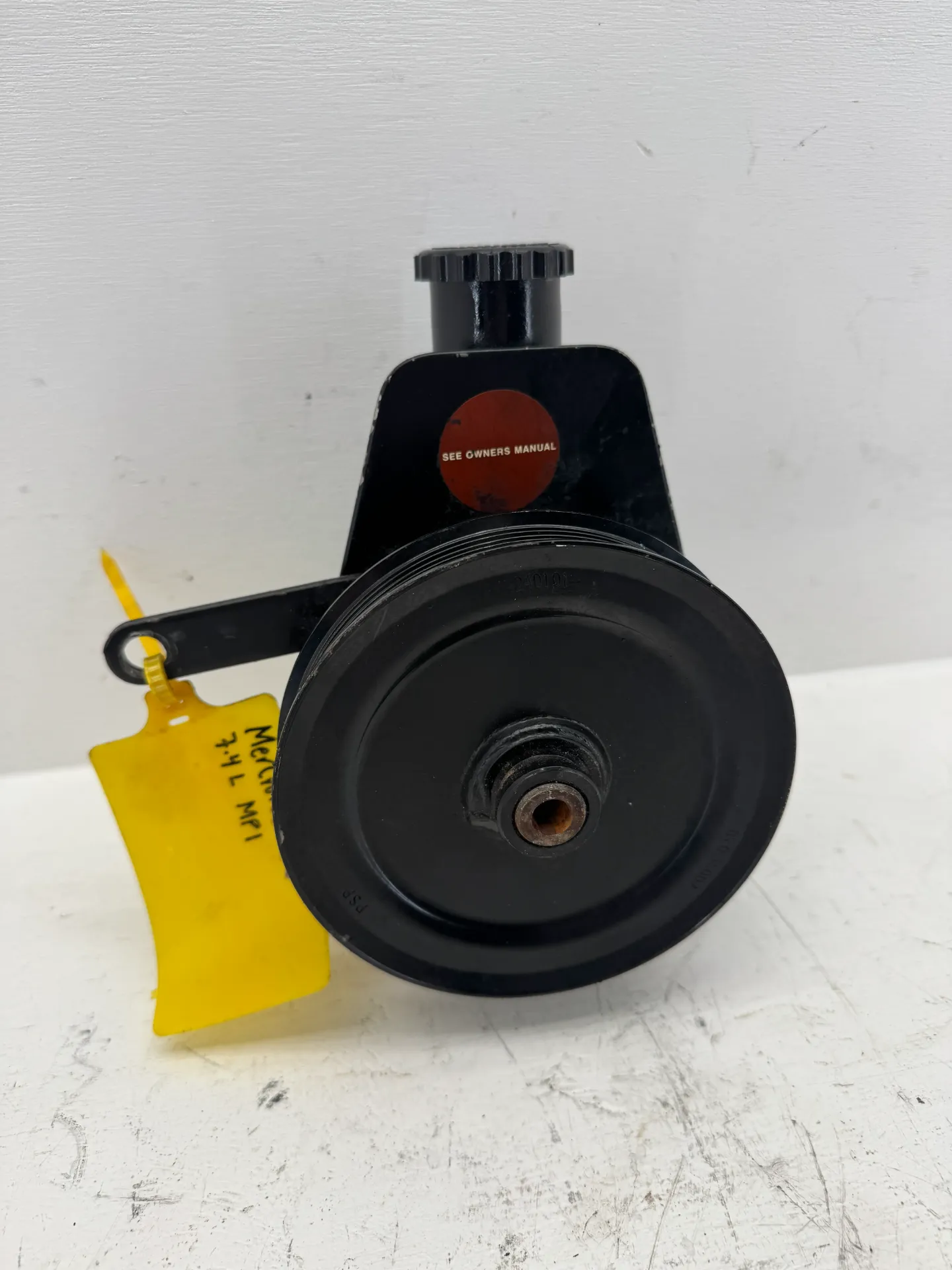 OEM Mercury MerCruiser 7.4L MPI V8 Power Steering Pump w/ Pulley & Reservoir