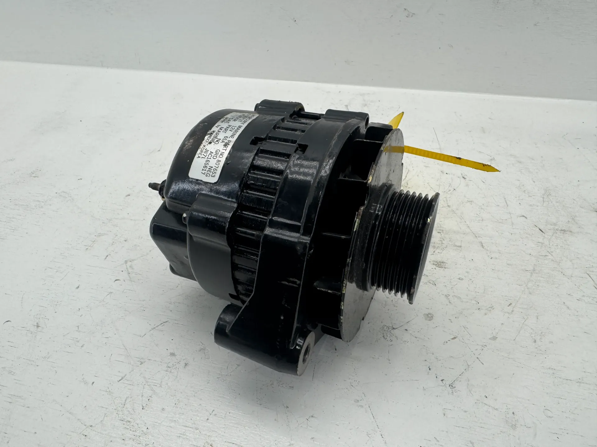 OEM MerCruiser 7.4L MPI V8 Marine Alternator 12V 65A Mando P/N 807653