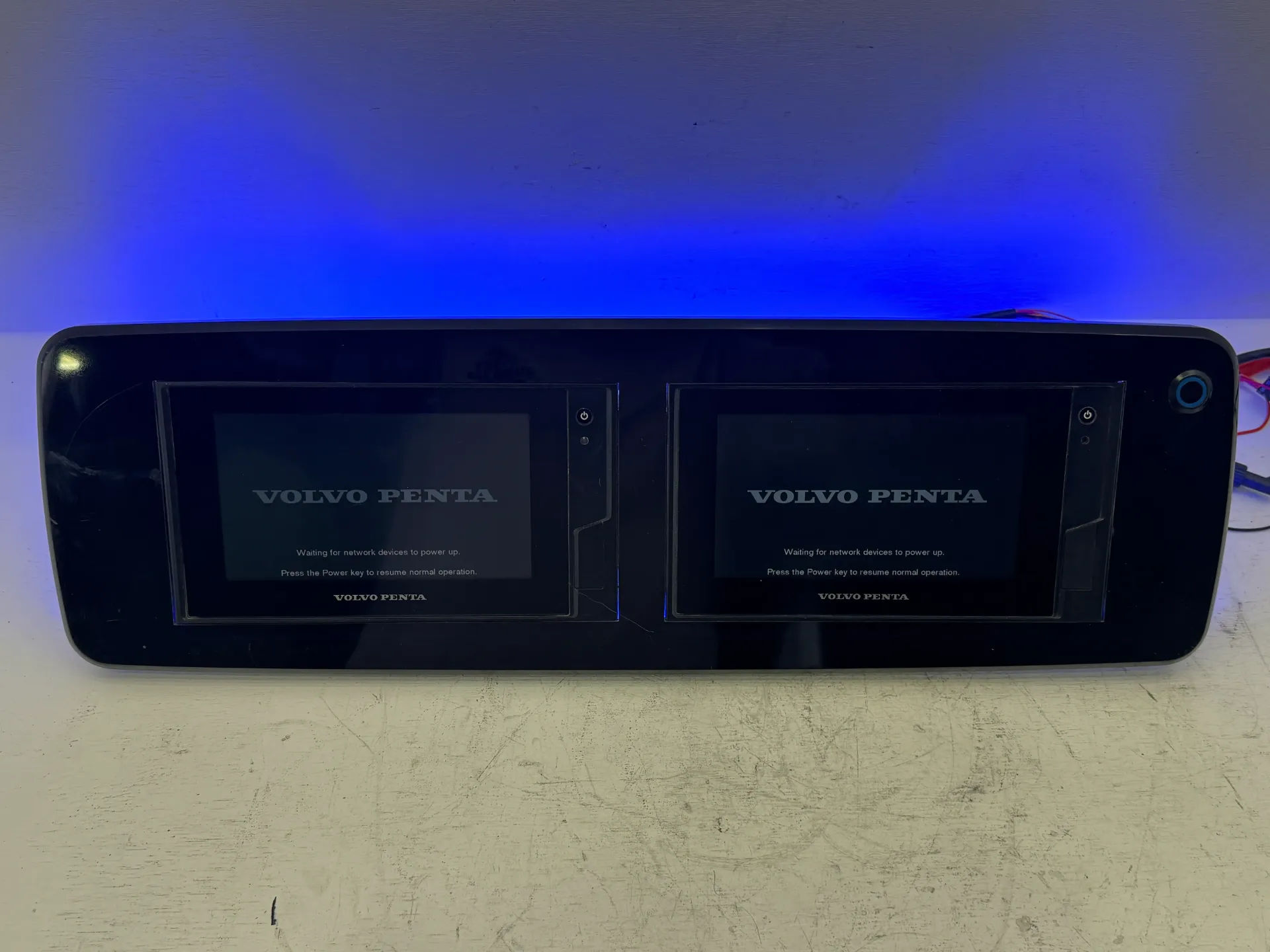 OEM Volvo Penta Glass Cockpit Dual GPSMAP A7 Display Assembly P/N 23418979