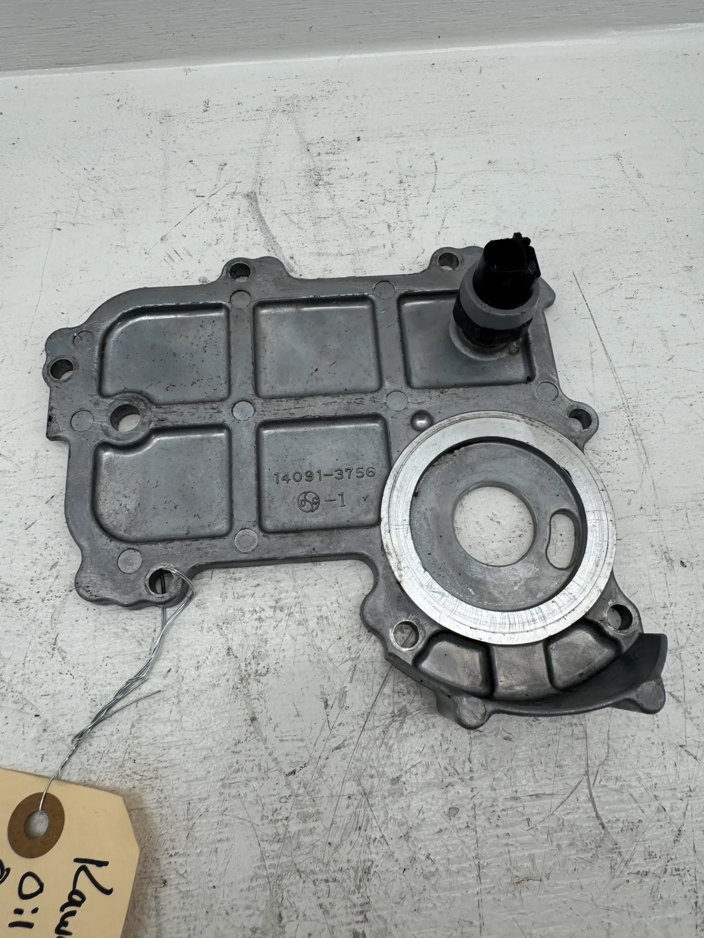 OEM Kawasaki Ultra 260X Oil Cooler Outside Cover Housing 14091-3756 Sensor