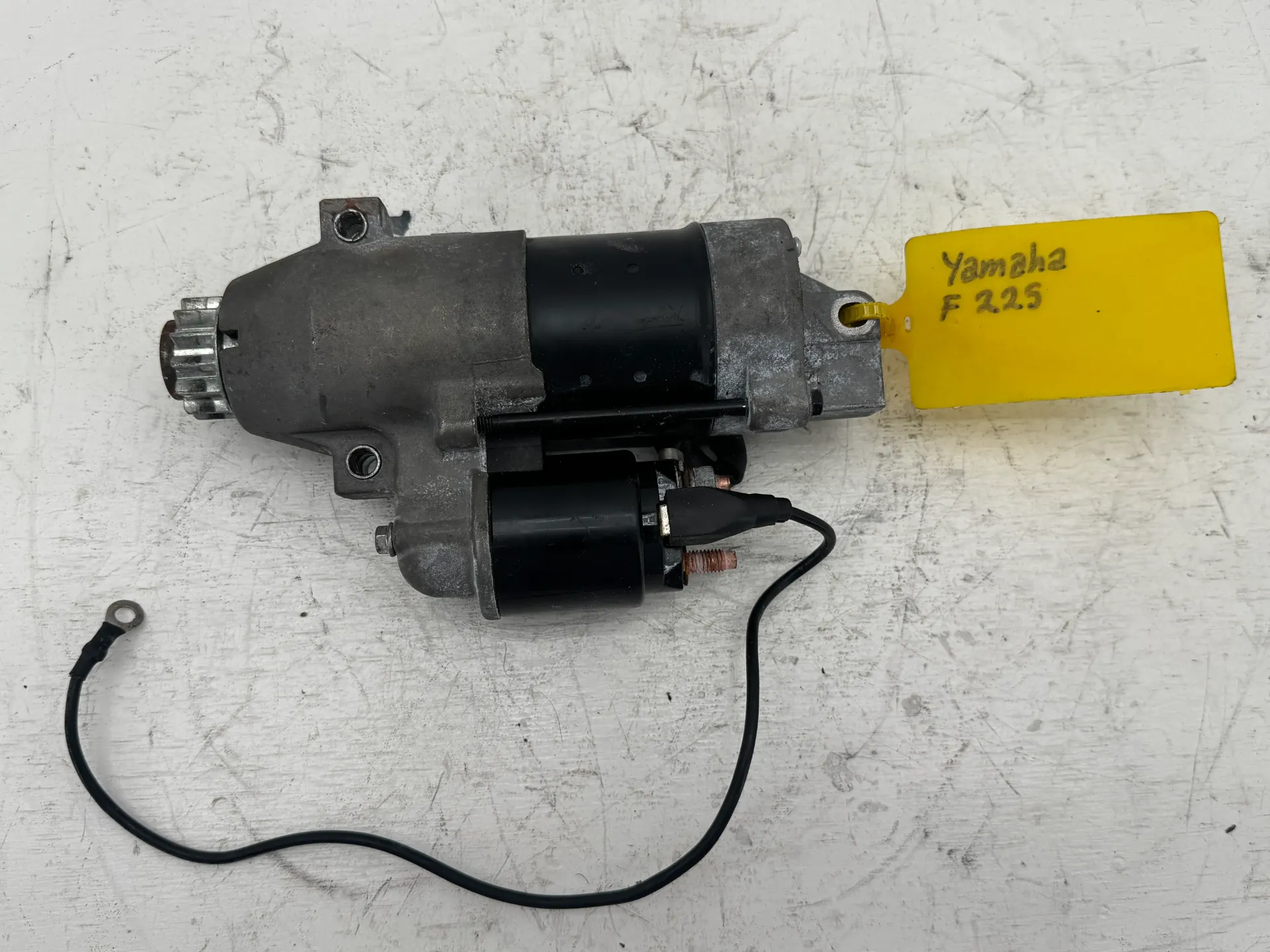 OEM Yamaha F225 Four Stroke Outboard Starter Motor Assembly w/ Solenoid 12V