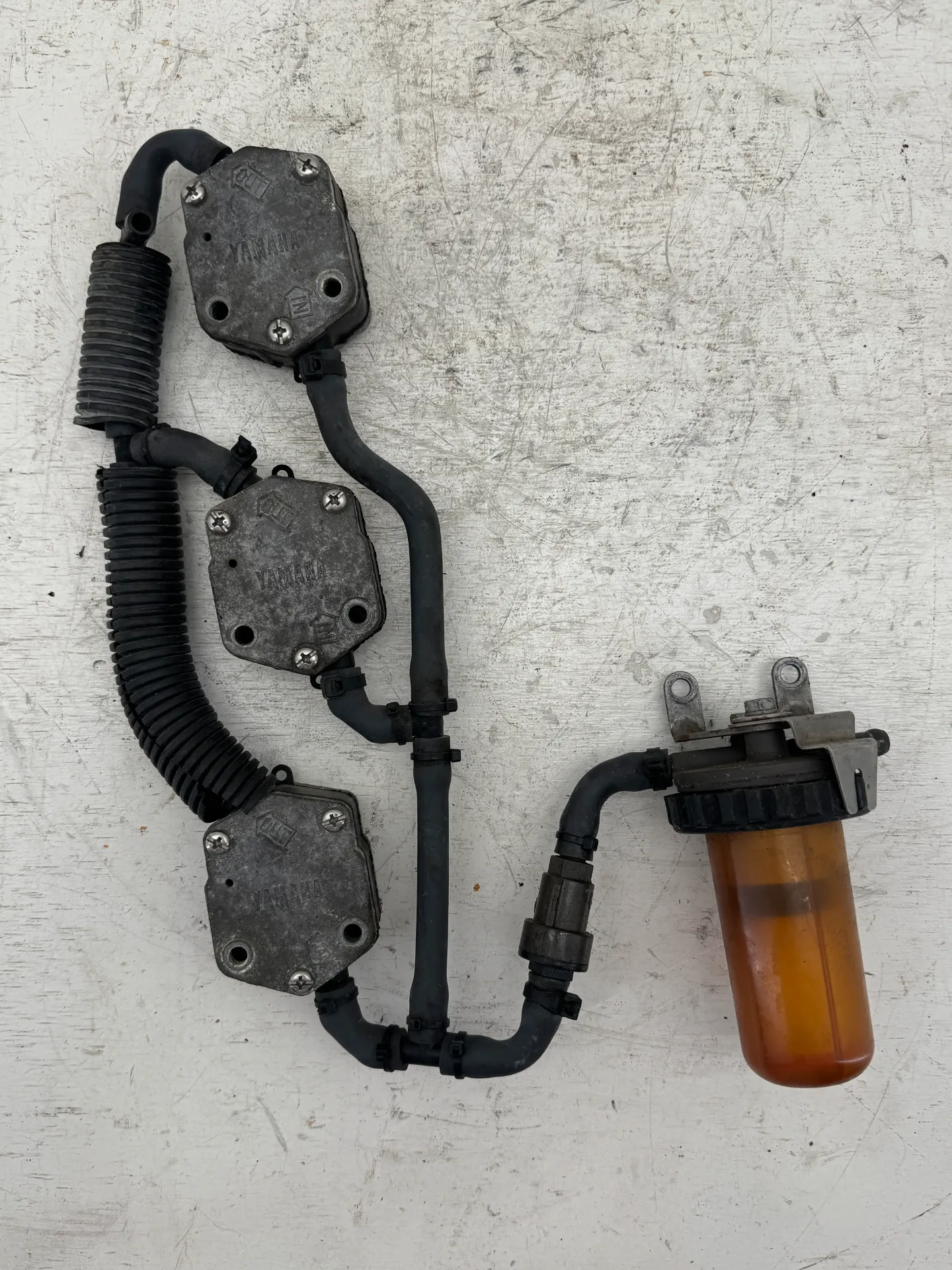 OEM Yamaha OX66 Low Pressure Fuel Pump Assembly 6E5-24410-10-00 200HP