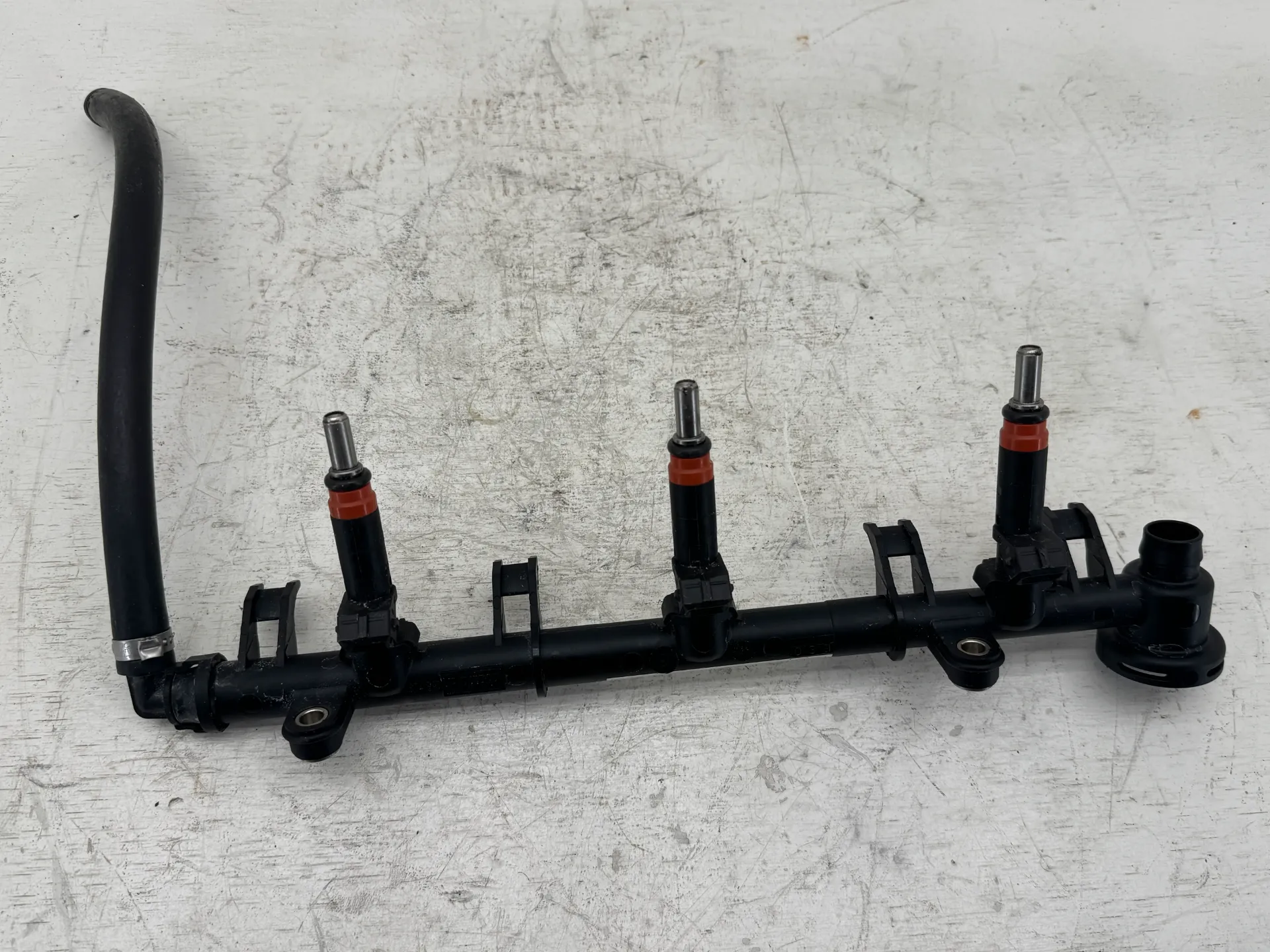 OEM Sea-Doo RXT 215 Rotax Fuel Rail & 3 Injectors 873390 4-TEC Supercharged