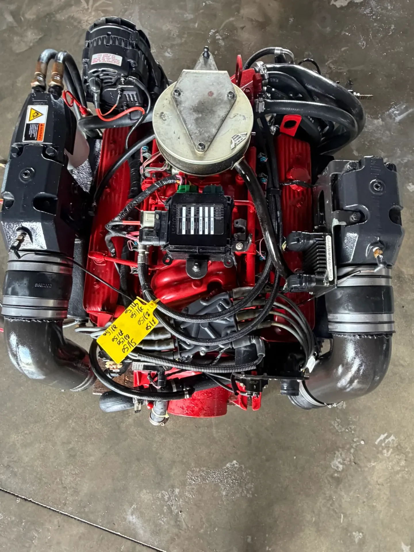2002 Volvo Penta 5.0L GXi V8 EFI Marine Engine – 308 Hours – Running Take-Out