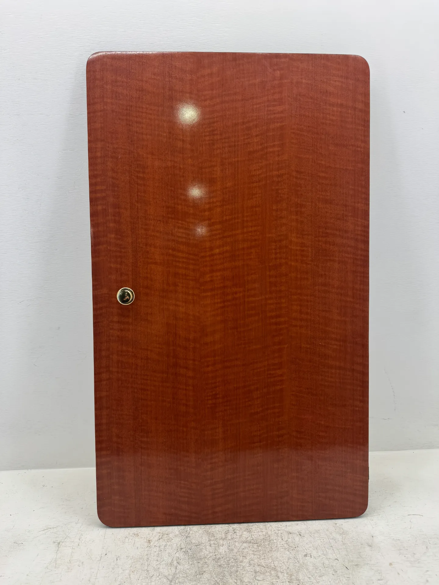 [10699] OEM 2001 Sea Ray 290 Sundancer Cherry Wood Cabin Cabinet Door w/ Push Latch