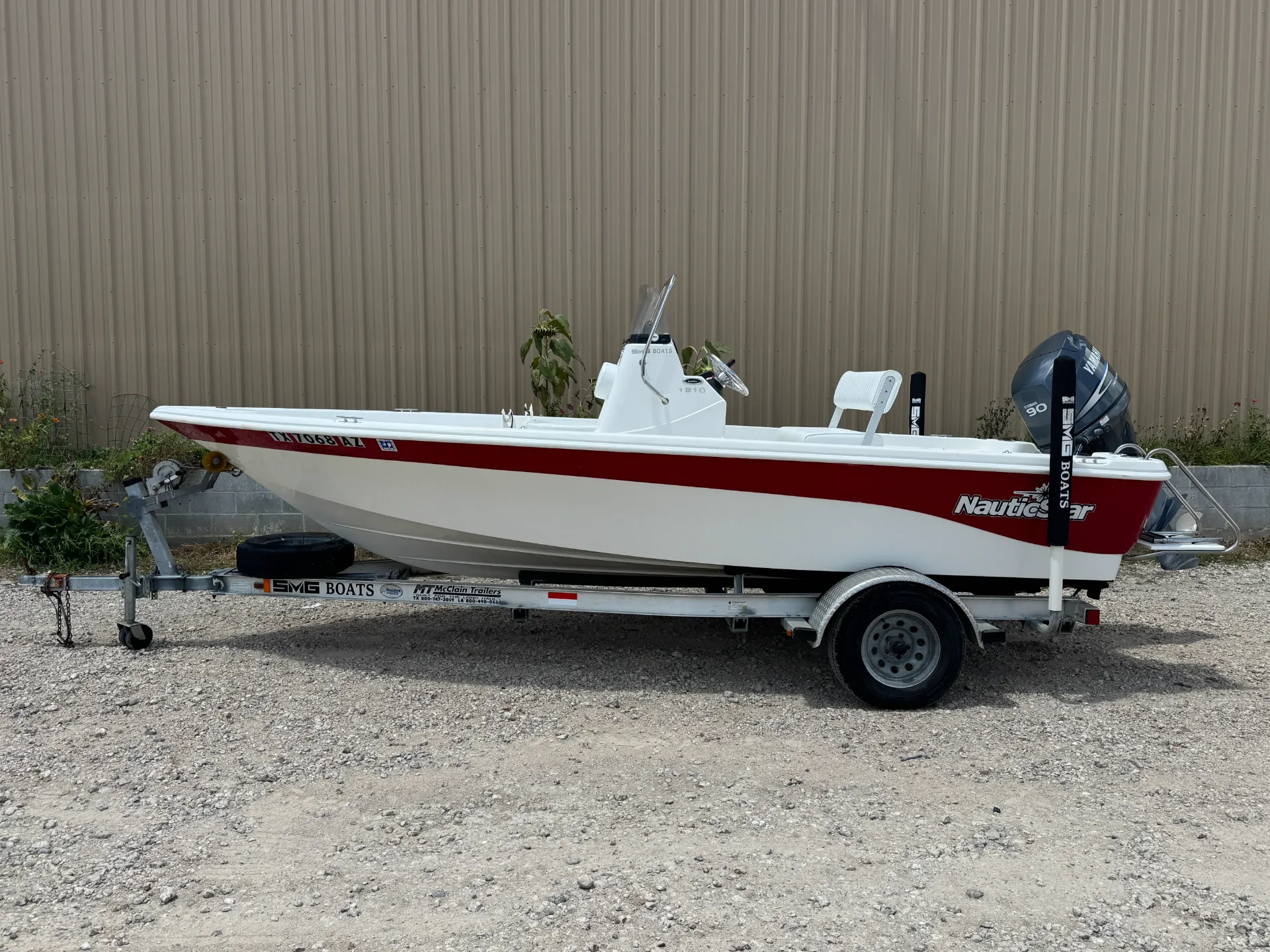 2009 NauticStar 1810 NauticBay | Yamaha 90HP Four-Stroke | 542 Hours | McClain Trailer