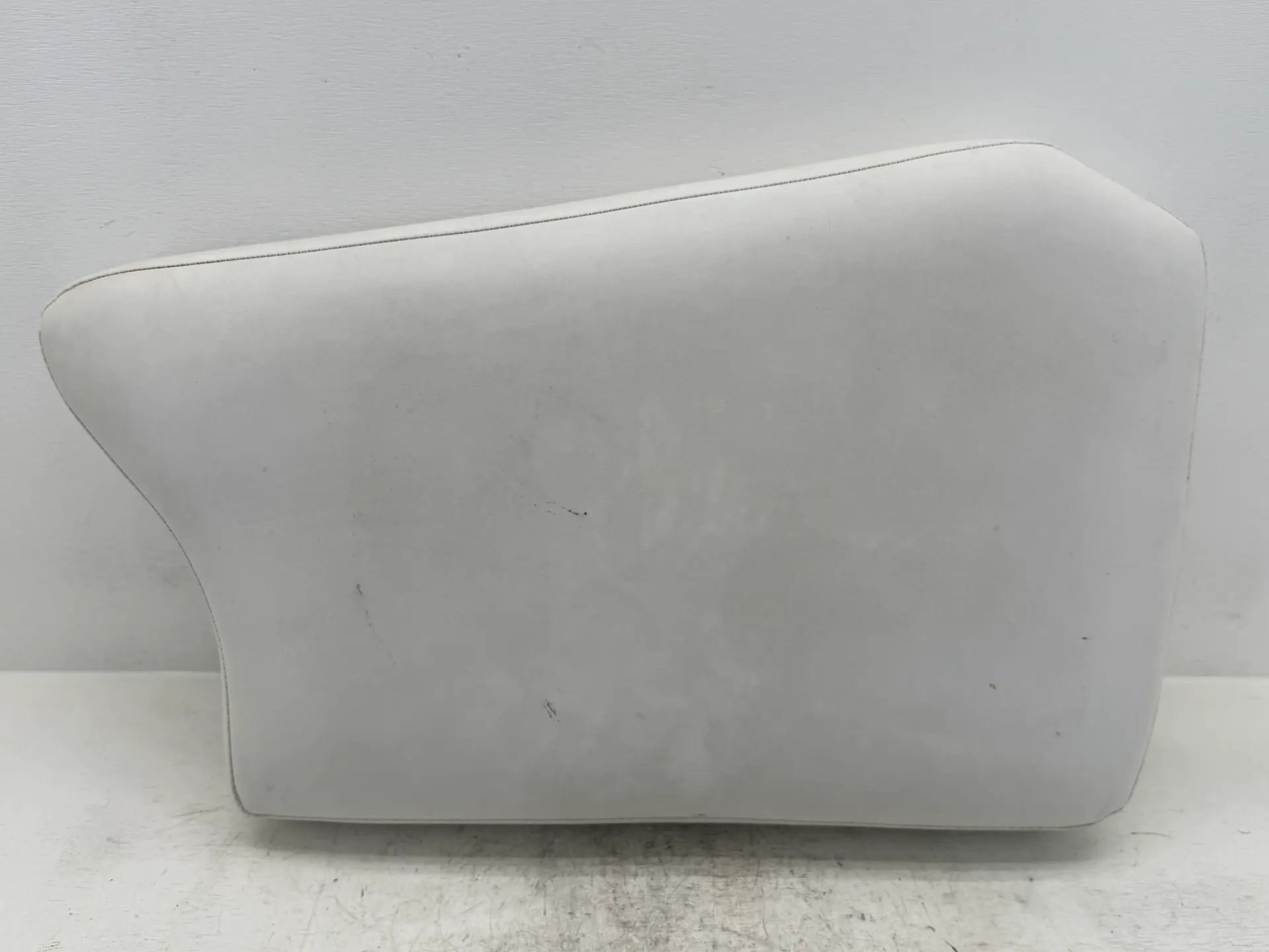 OEM 2005 Crownline Boat Side Seat Backrest Cushion – White Marine Vinyl | 30" x 18"