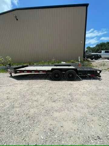 2024 Lone Star 20' Equipment Car Hauler Trailer 14K GVWR Tandem 7K Axles