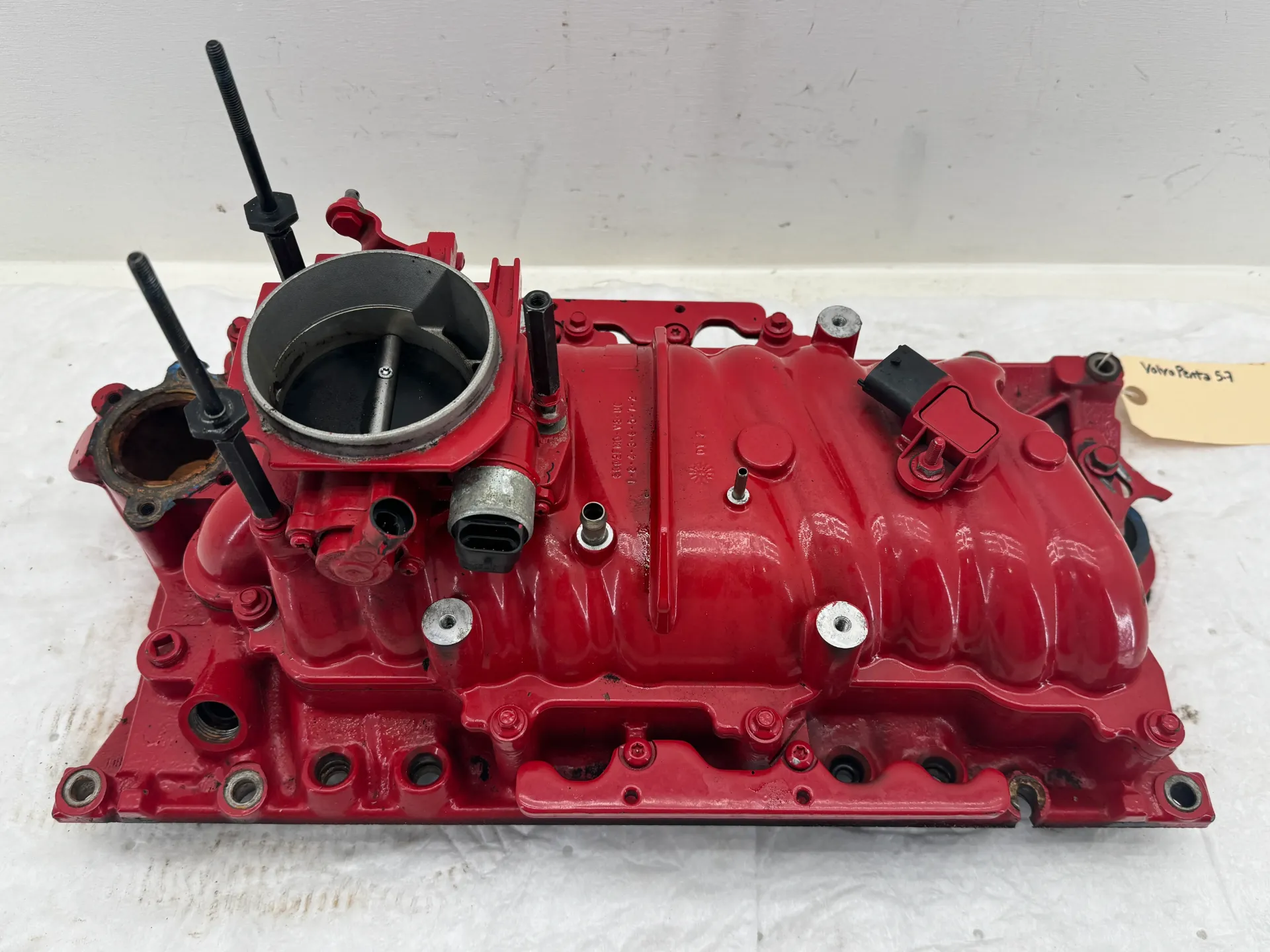 OEM Volvo Penta 5.7L Gi GXi V8 Upper Intake Manifold Throttle Body Assembly