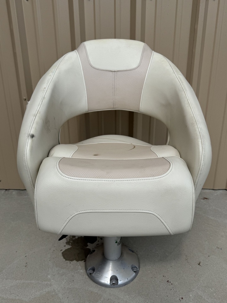 [10804] OEM NauticStar Boat Captain Helm Seat w/ Springfield Marine Pedestal Base
