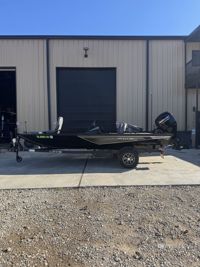 2025 Lowe Stinger 175 Aluminum Bass Boat | Mercury 60HP Four-Stroke | 75 Hours | Trailer Included