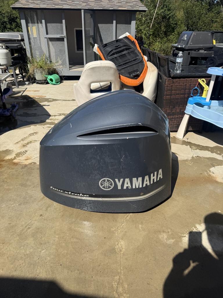Yamaha F350 V8 350HP Four-Stroke Outboard Top Cowling Engine Cover – OEM