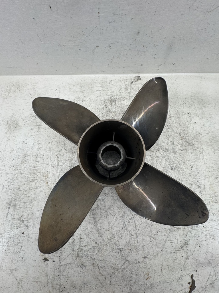 Evinrude RX4 Stainless Steel 4-Blade Boat Propeller 15 x 22 | P/N 177324