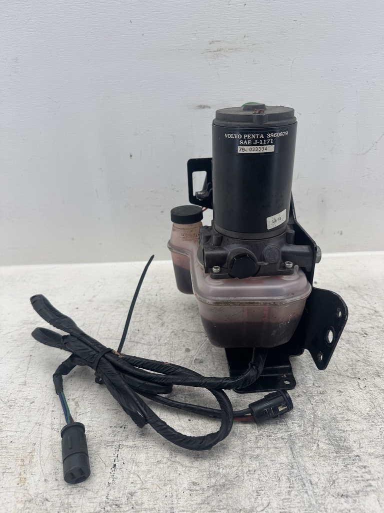 2005 OEM Volvo Penta SX Power Trim Tilt Hydraulic Pump Assembly 3860879