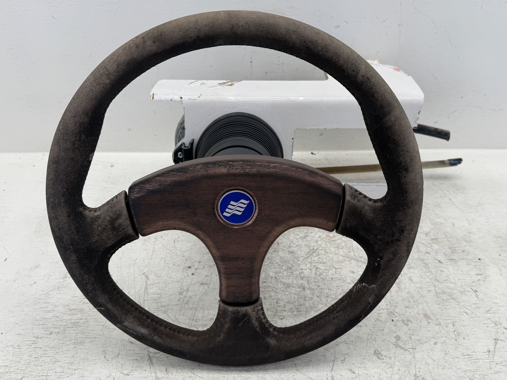 OEM 1998 Four Winns Boat Tilt Steering Wheel & Mechanical Rack Helm Assembly